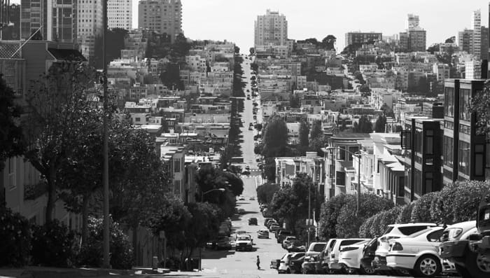 A hill in San Francisco where possibility of earthquakes need to be disclosed in transfer statement.